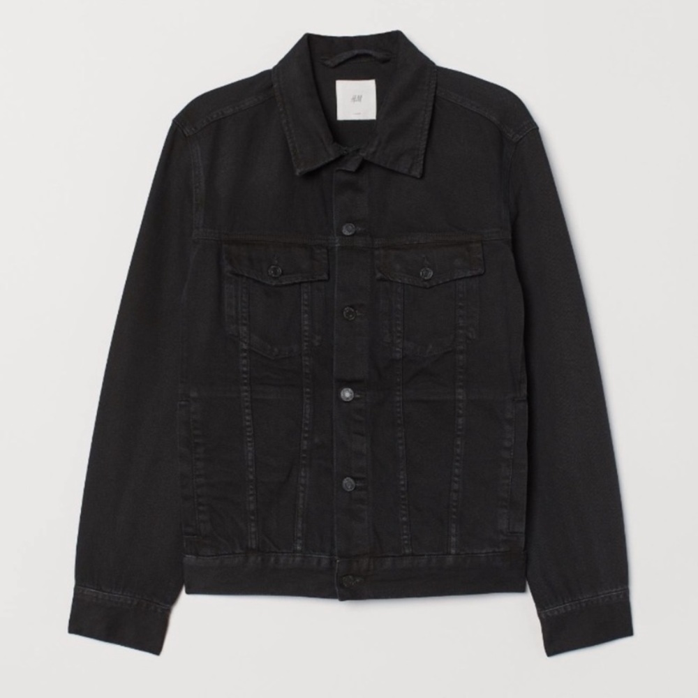H&M Black Denim Jacket